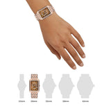 Buy Shop Fossil Raquel Three Hand Date Brown Dial Rose Gold Steel Strap Watch For Women - ES5323 USA Online
