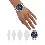 Coach Kent Blue Dial Silver Steel Strap Watch for Men - 14602555