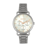 Buy Shop Fossil Jacqueline Multifunction White Dial Silver Steel Strap Watch for Women - ES3738 USA Online