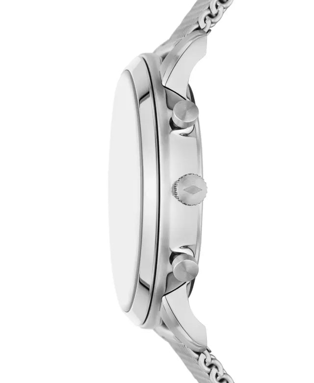 Buy Shop Fossil Neutra Chronograph Silver Dial Silver Steel Strap Watch for Women - ES5217 USA Online