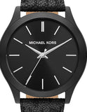 Buy Shop Michael Kors Slim Runway Black Dial Black Mesh Strap Watch for Women - MK8607 USA Online