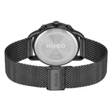 Buy Shop Hugo Boss Oxygen Black Dial Black Mesh Bracelet Watch for Men - 1513636 USA Online