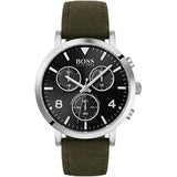 Buy Shop Hugo Boss Vesada Grey Dial Green Nylon Strap Watch for Men - 1513692 USA Online
