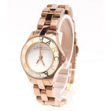 Buy Shop Marc Jacobs Blade White Dial Rose Gold Steel Strap Watch for Women - MBM3076 USA Online