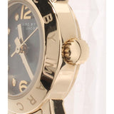 Buy Shop Marc Jacobs Amy Mother of Pearl Black Dial Gold Steel Strap Watch for Women - MBM3275 USA Online