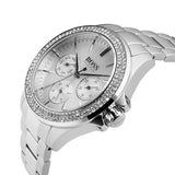 Hugo Boss Premiere Silver Dial Silver Steel Strap Watch for Women - 1502442