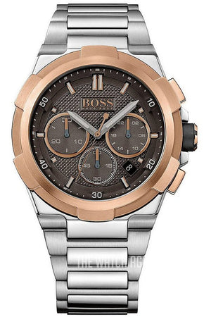 Buy Shop Hugo Boss Supernova Grey Dial Silver Steel Strap Watch for Men - 1513362 USA Online