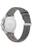 Buy Shop Hugo Boss Attitude Grey Dial Grey Leather Strap Watch for Men - 1513658 USA Online