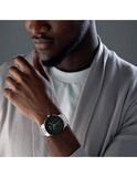 Buy Shop Hugo Boss Peak Black Dial Silver Steel Strap Watch for Men - 1513762 USA Online