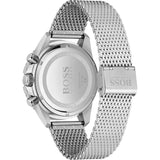 Buy Shop Hugo Boss Admiral Black Dial Silver Mesh Bracelet Watch for Men - 1513904 USA Online