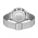 Buy Shop Hugo Boss Admiral Black Dial Silver Mesh Bracelet Watch for Men - 1513904 USA Online