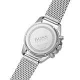Buy Shop Hugo Boss Admiral Black Dial Silver Mesh Bracelet Watch for Men - 1513904 USA Online