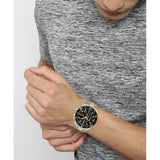Buy Shop Hugo Boss Admiral Black Dial Two Tone Steel Strap Watch for Men - 1513908 USA Online