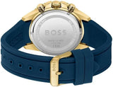 Buy Shop Hugo Boss Admiral Blue Dial Blue Rubber SIlicon Strap Watch for Men - 1513965 USA Online