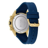 Buy Shop Hugo Boss Admiral Blue Dial Blue Rubber SIlicon Strap Watch for Men - 1513965 USA Online