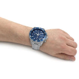 Buy Shop Hugo Boss Admiral Blue Dial Silver Steel Strap Watch for Men - 1513907 USA Online