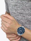 Buy Shop Hugo Boss Admiral Blue Dial Silver Steel Strap Watch for Men - 1513907 USA Online