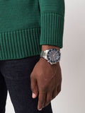 Buy Shop Hugo Boss Admiral Blue Dial Silver Steel Strap Watch for Men - 1513907 USA Online