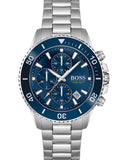 Buy Shop Hugo Boss Admiral Blue Dial Silver Steel Strap Watch for Men - 1513907 USA Online