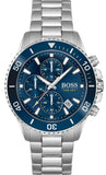 Buy Shop Hugo Boss Admiral Blue Dial Silver Steel Strap Watch for Men - 1513907 USA Online