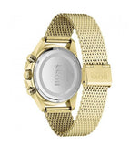 Buy Shop Hugo Boss Admiral Chronograph Black Dial Gold Mesh Bracelet Watch for Men - 1513906 USA Online