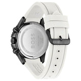 Buy Shop Hugo Boss Admiral Chronograph Black Dial White Rubber Strap Watch for Men - 1513966 USA Online