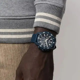 Buy Shop Hugo Boss Admiral Chronograph Blue Dial Blue Nylon Strap Watch for Men - 1513919 USA Online
