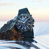 Buy Shop Hugo Boss Admiral Chronograph Blue Dial Blue Nylon Strap Watch for Men - 1513919 USA Online