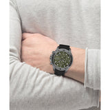 Buy Shop Hugo Boss Admiral Green Dial Black Silicon Rubber Strap Watch for Men - 1513967 USA Online