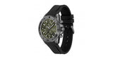 Buy Shop Hugo Boss Admiral Green Dial Black Silicon Rubber Strap Watch for Men - 1513967 USA Online