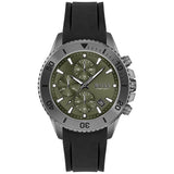 Buy Shop Hugo Boss Admiral Green Dial Black Silicon Rubber Strap Watch for Men - 1513967 USA Online