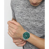 Buy Shop Hugo Boss Admiral Green Dial Silver Mesh Bracelet Watch for Men - 1513905 USA Online