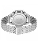 Buy Shop Hugo Boss Admiral Green Dial Silver Mesh Bracelet Watch for Men - 1513905 USA Online