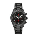 Buy Shop Hugo Boss Aero Black Dial Black Steel Strap Watch for Men - 1513771 USA Online
