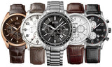 Buy Shop Hugo Boss Aeroliner Black Dial Black Leather Strap Watch for Men - 1512631 USA Online