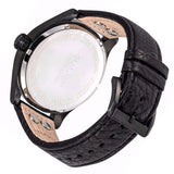 Buy Shop Hugo Boss Aeroliner Black Dial Black Leather Strap Watch For Men - 1513083 USA Online