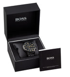 Buy Shop Hugo Boss Aeroliner Black Dial Black Steel Strap Watch for Men - 1513275 USA Online