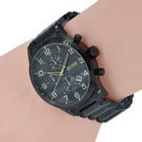 Buy Shop Hugo Boss Aeroliner Black Dial Black Steel Strap Watch for Men - 1513275 USA Online