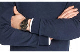 Buy Shop Hugo Boss Aeroliner Black Dial Black Steel Strap Watch for Men - 1513275 USA Online