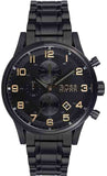 Buy Shop Hugo Boss Aeroliner Black Dial Black Steel Strap Watch for Men - 1513275 USA Online