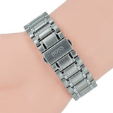 Buy Shop Hugo Boss Aeroliner Black Dial Silver Steel Strap Watch for Men - 1513181 USA Online