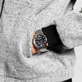 Buy Shop Hugo Boss Aeroliner Black Dial Silver Steel Strap Watch for Men - 1513181 USA Online