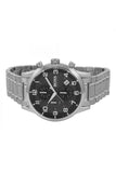 Buy Shop Hugo Boss Aeroliner Black Dial Silver Steel Strap Watch for Men - 1513181 USA Online