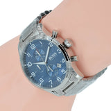 Buy Shop Hugo Boss Aeroliner Blue Dial Silver Steel Strap Watch for Men - 1513183 USA Online