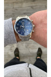 Buy Shop Hugo Boss Aeroliner Blue Dial Silver Steel Strap Watch for Men - 1513183 USA Online