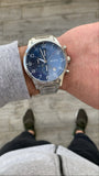 Buy Shop Hugo Boss Aeroliner Blue Dial Silver Steel Strap Watch for Men - 1513183 USA Online