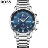 Buy Shop Hugo Boss Aeroliner Blue Dial Silver Steel Strap Watch for Men - 1513183 USA Online