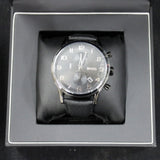 Buy Shop Hugo Boss Aeroliner Chronograph Black Dial Black Leather Strap Watch for Men - 1512567 USA Online