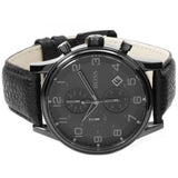 Buy Shop Hugo Boss Aeroliner Chronograph Black Dial Black Leather Strap Watch for Men - 1512567 USA Online