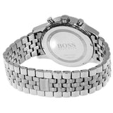 Buy Shop Hugo Boss Aeroliner Chronograph Black Dial Silver Steel Strap Watch For Men - 1512446 USA Online
